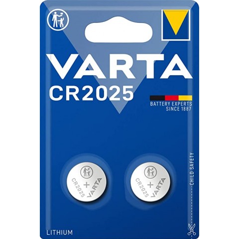 varta 6025 3v lityum pil 2 li