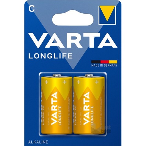 varta 4114 longlife alkalin C boy pil  20 ADET
